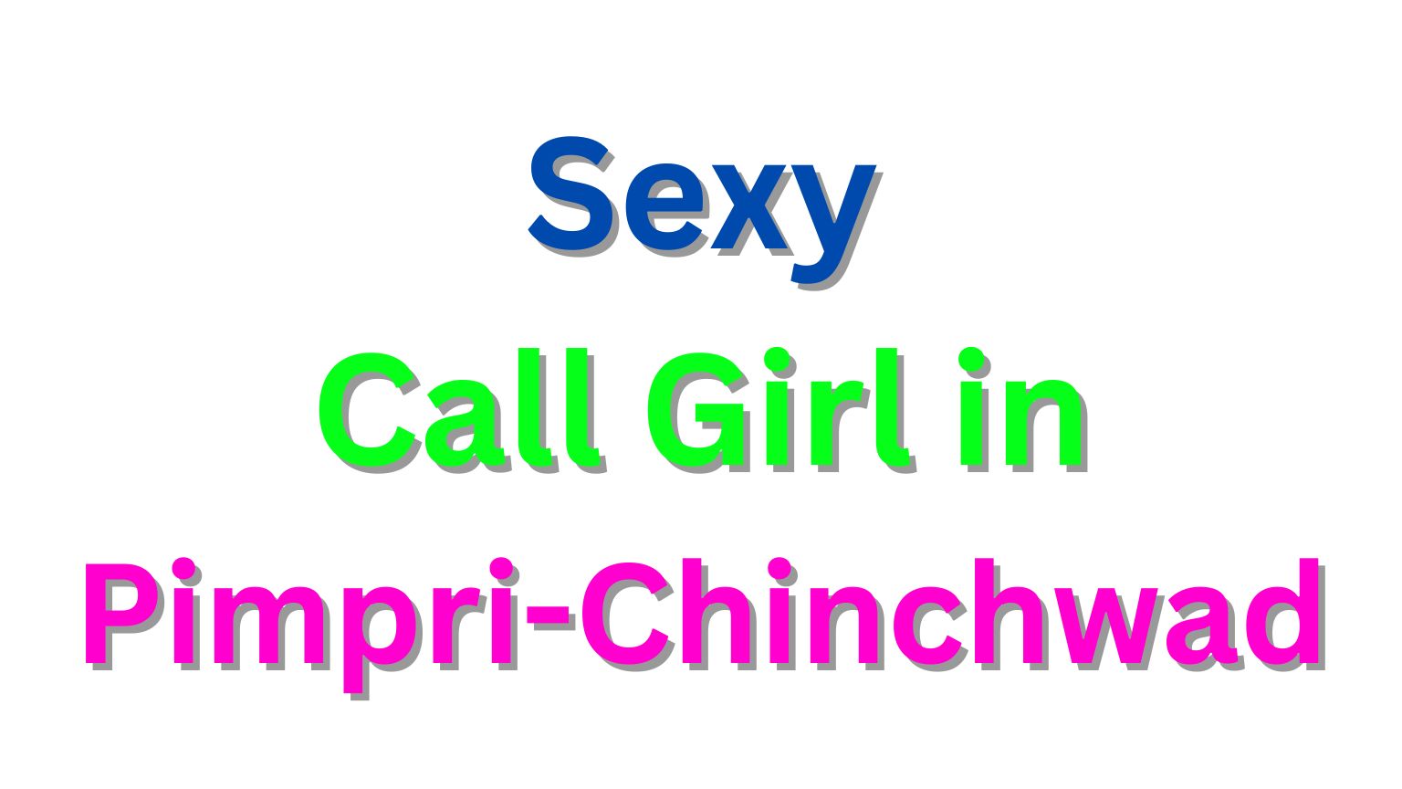 Call Girl in Pimpri-Chinchwad