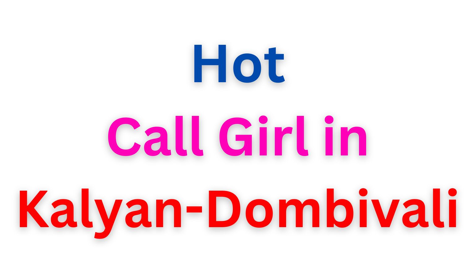 Call Girl in Kalyan Dombivali